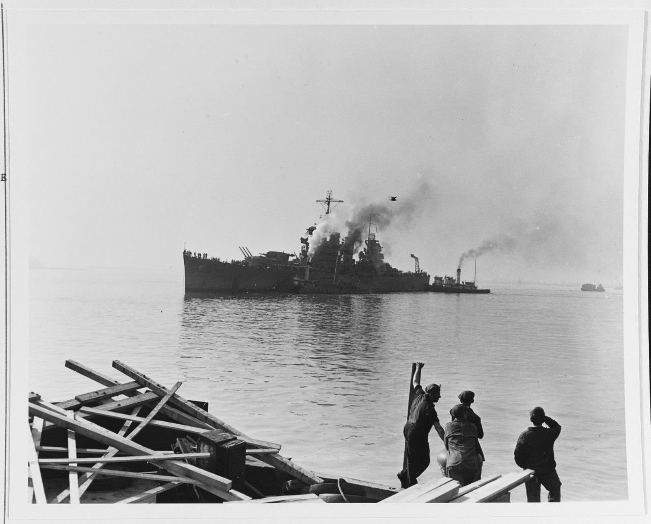 Корабль после боя. Крейсер USS Boise. USS Boise CL 47. Бой у мыса Эсперанс. Крейсер Бойсе.