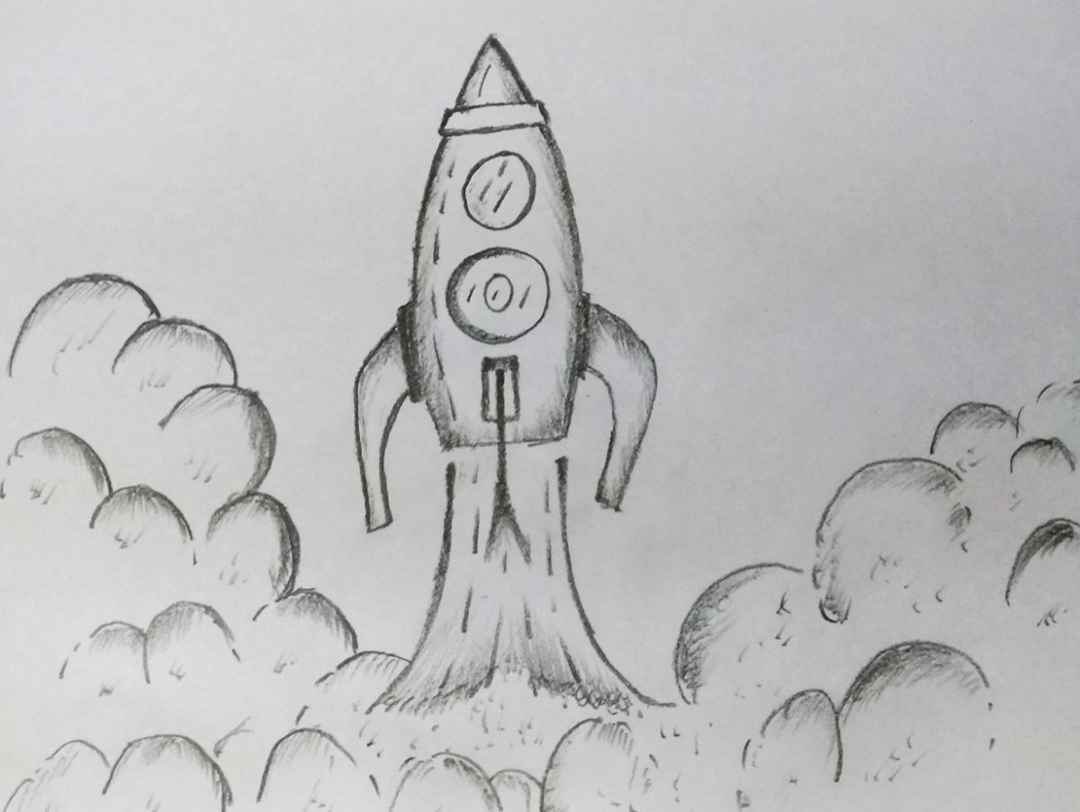 Ракета карандашом для детей. Ракета рисунок. Рисование ракета. Ракета эскиз. Ракета рисунок для детей.
