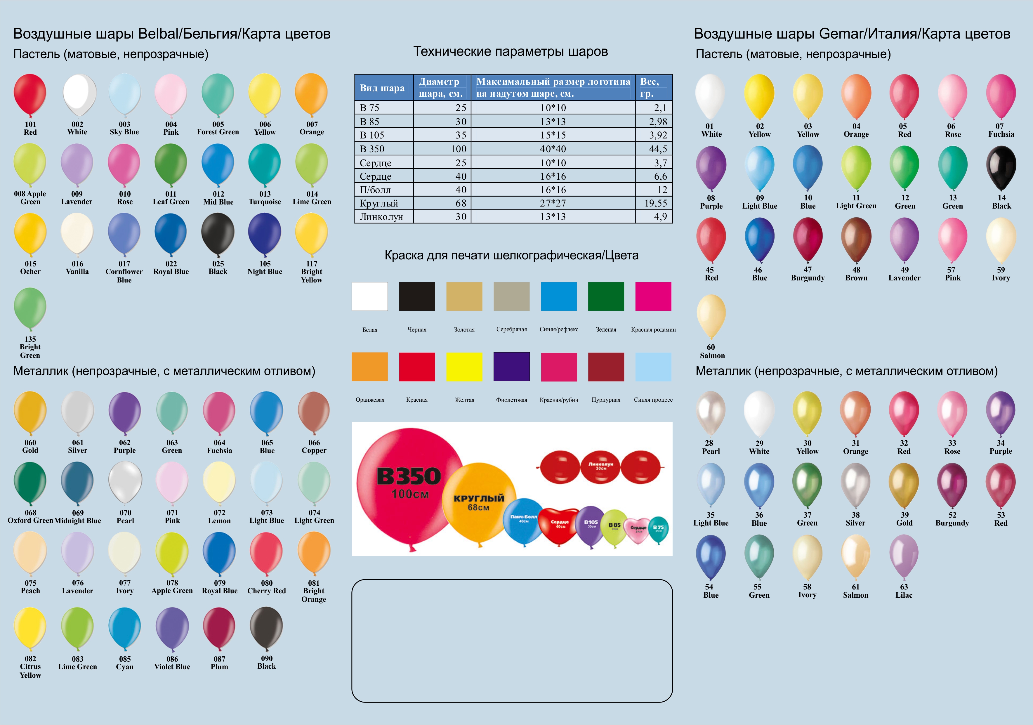 Воздушные шары прайс. Цветовая палитра шаров. Размеры шариков воздушных. Цветовая гамма воздушных шаров. Палитра цветов шариков.