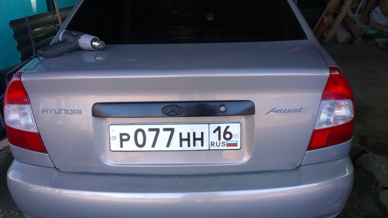 Наклейка Hyundai Accent ТАГАЗ