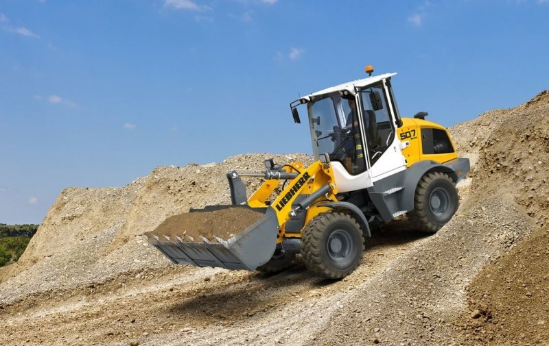 Liebherr l507 погрузчик фронтальный