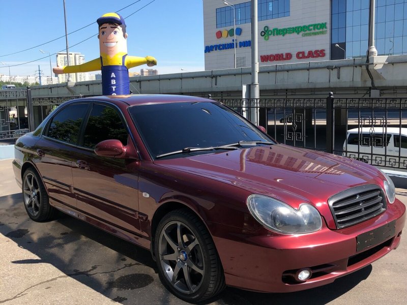 Хендай Соната 2007 красная