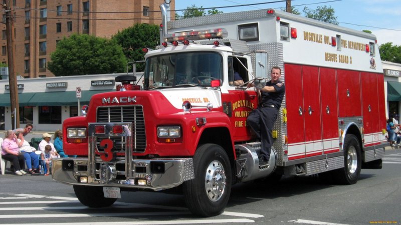 Американская пожарная машина