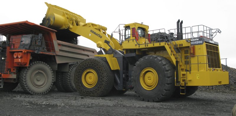 Комацу WA 1200 погрузчик