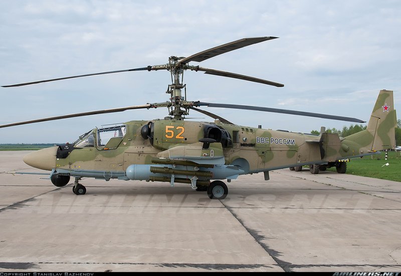 Вертолёт Аллигатор ка-52 сбоку