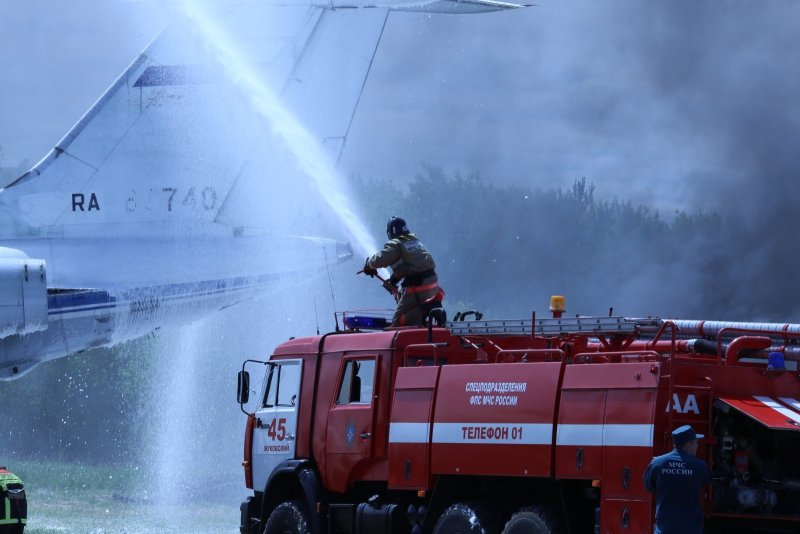 Пожарные учения Жуковский учения