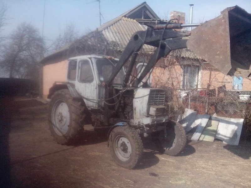 Самодельный погрузчик из к66
