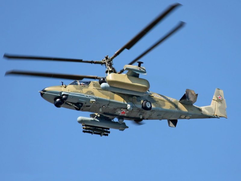 Вертолёты России военные ка-52