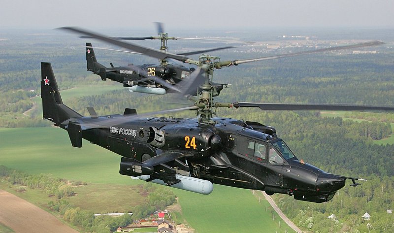 Вертолет ка-50 "черная акула"