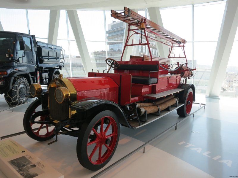 Пожарная машина Даймлер Леснер в 1904 году
