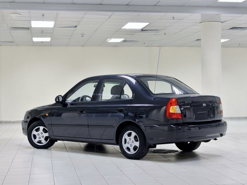 Hyundai Accent 2008 черный