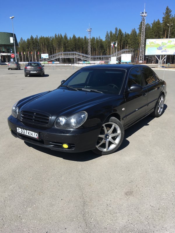 Hyundai Sonata 2007 чёрный