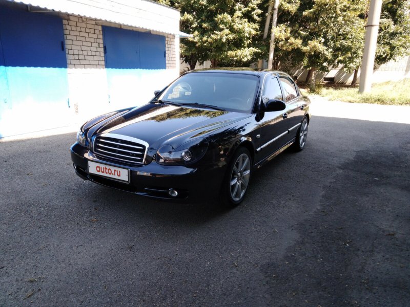 Хендай Соната 2008 черная