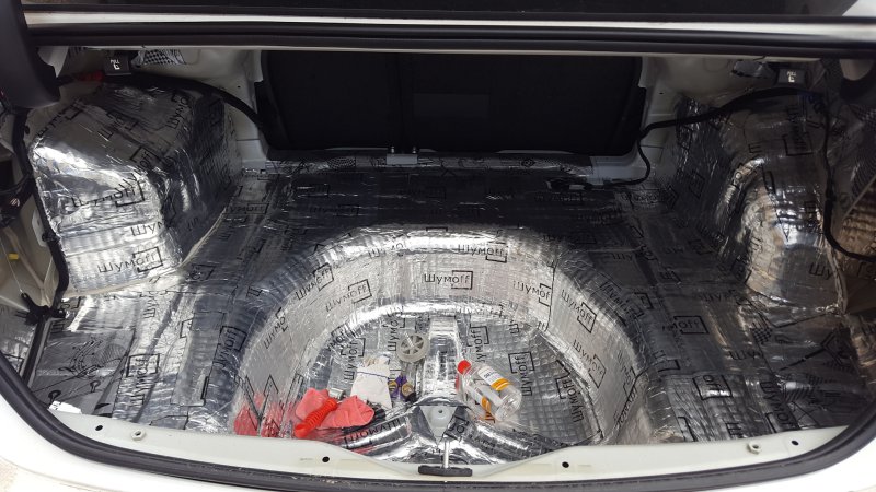 Шумоизоляция багажник Соната ТАГАЗ