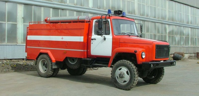 Автоцистерна пожарная АЦ 1,6-40 ГАЗ 33086