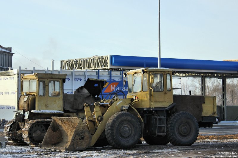 Советский погрузчик 4055