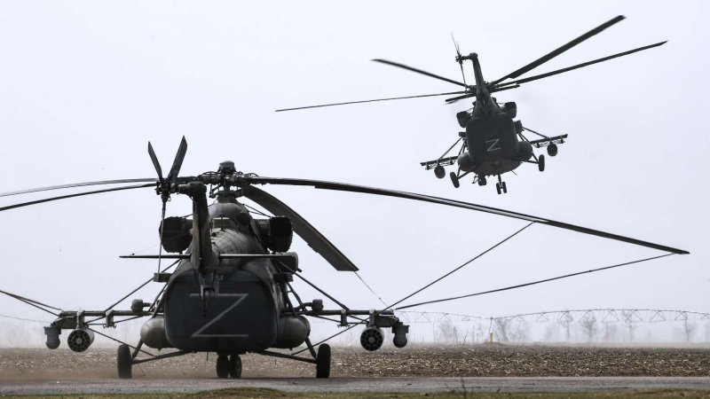Ми-24 вертолёт ВКС на Украине
