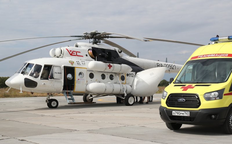 Вертолет ми-8 санавиация