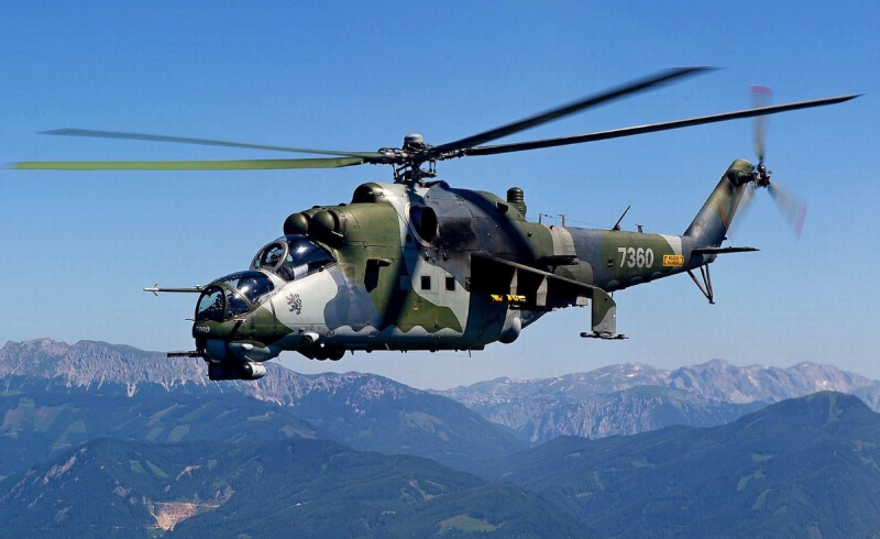 Вертолет "ми-24а"