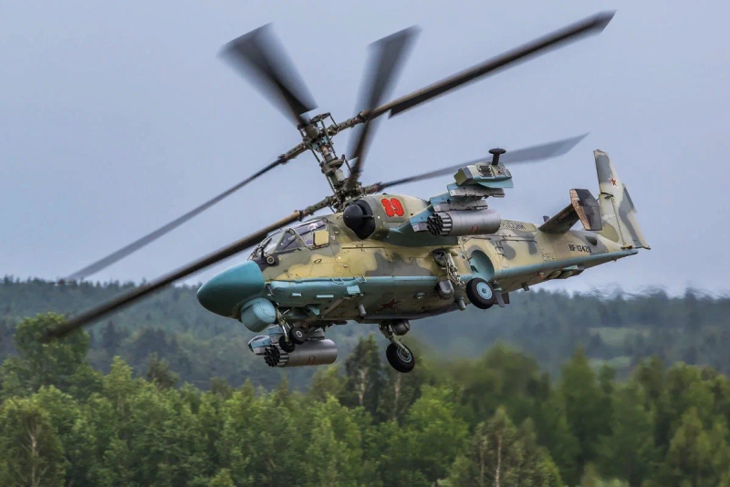 Вертолёт к-52 Аллигатор