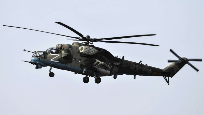 Ми-35 в Гостомеле