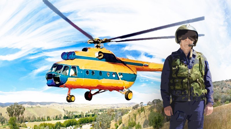 Военный летчик вертолетчик