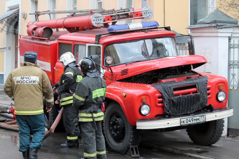 Городская пожарная машина Москва