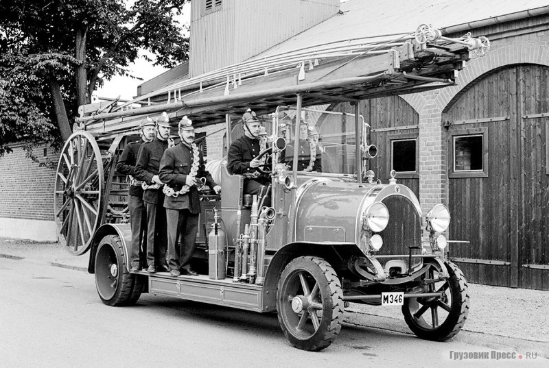 Пожарная машина Вандерберг 1901