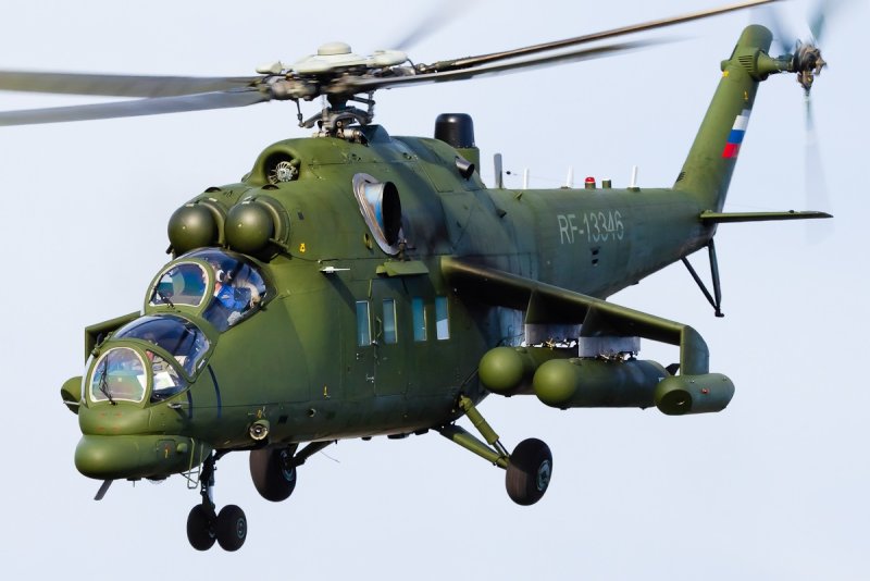 Ми-35мс армейский ударный вертолёт