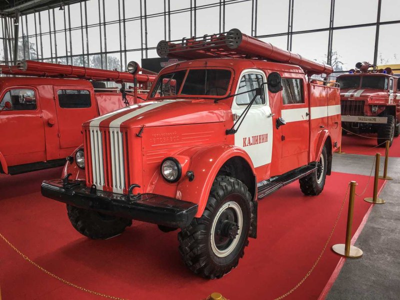 Автоцистерна ГАЗ 63 пожарная