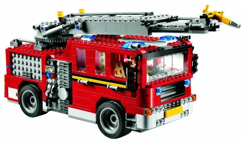 Лего креатор пожарная машина