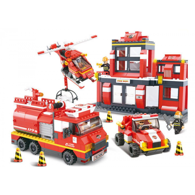 Конструктор Sluban пожарные спасатели m38-b0226