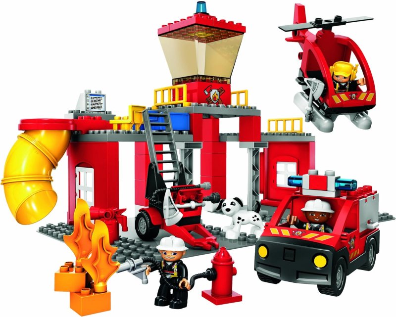 Лего дупло пожарная станция 5601