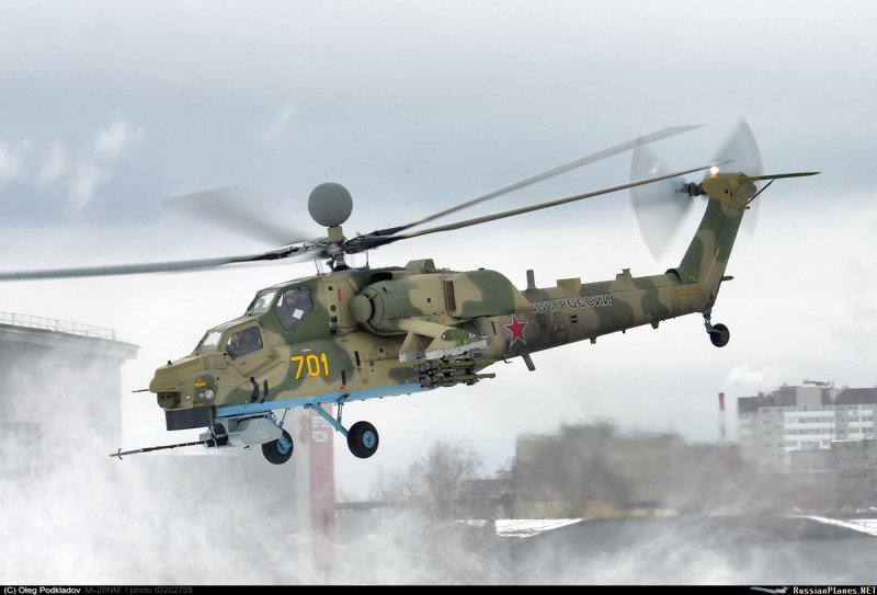 Ми-28нм и боевой вертолет
