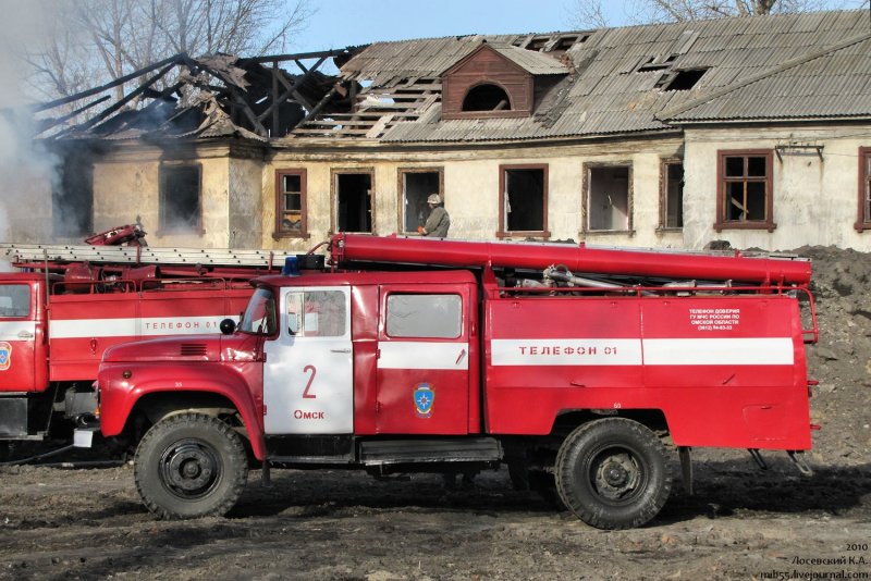 Пожарный ЗИЛ Омск