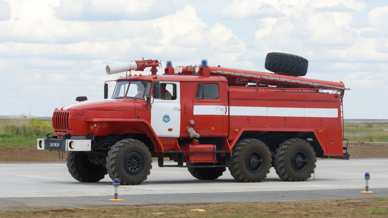 Урал 4320 пожарная автоцистерна