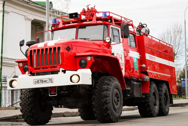 Пожарный автомобиль Урал 5557