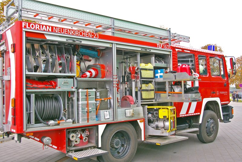 Оборудование пожарной машины