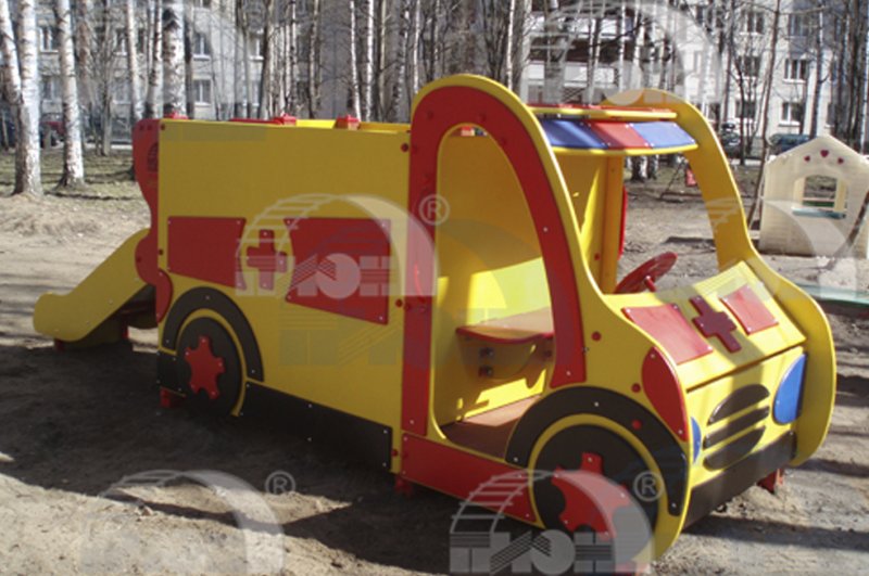 Машина из фанеры для детской площадки