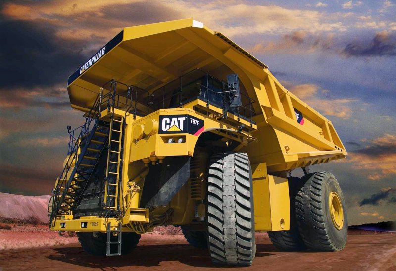 Карьерный самосвал Caterpillar 797f