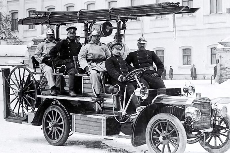 Пожарная команда Царская Россия 1907