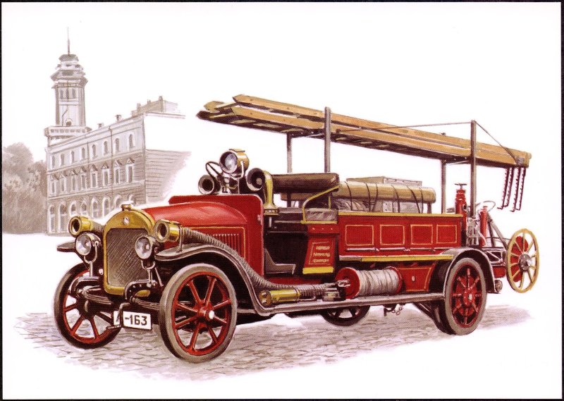 Пожарная машина Паккард 1904 год