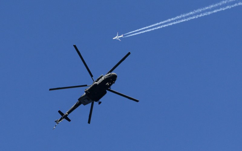 Вертолёт ми 8 вид снизу