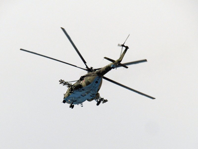 Вертолёт ми 8 вид снизу