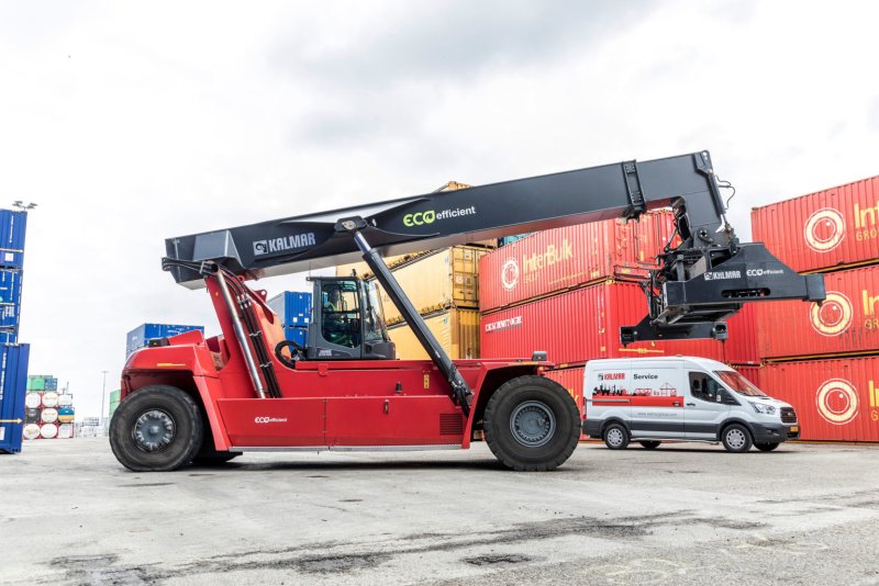 Kalmar's Eco Reachstacker