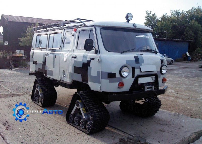 Гусеничный УАЗ Буханка