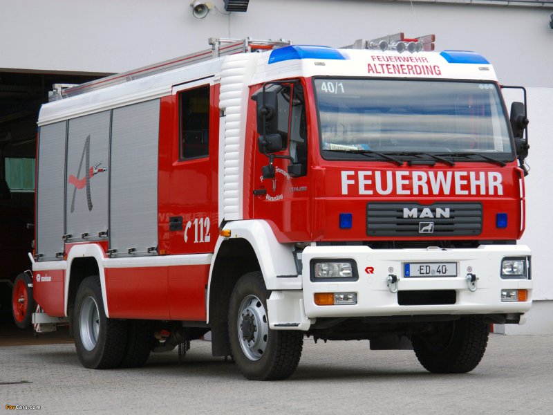 Пожарные автомобили man Rosenbauer