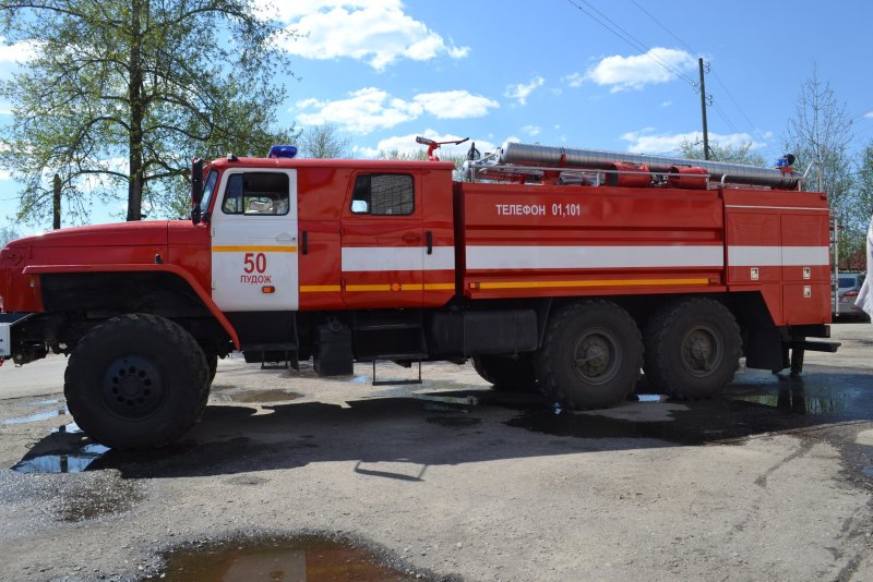 Пожарная машина КРАЗ новый