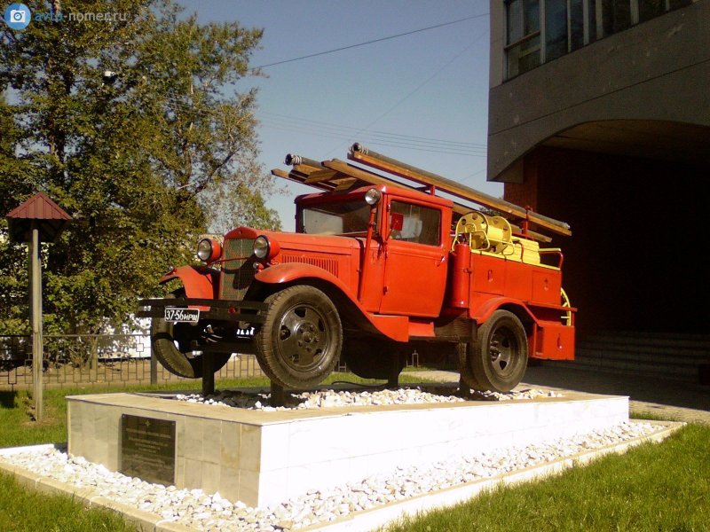 ГАЗ АА пожарный автомобиль