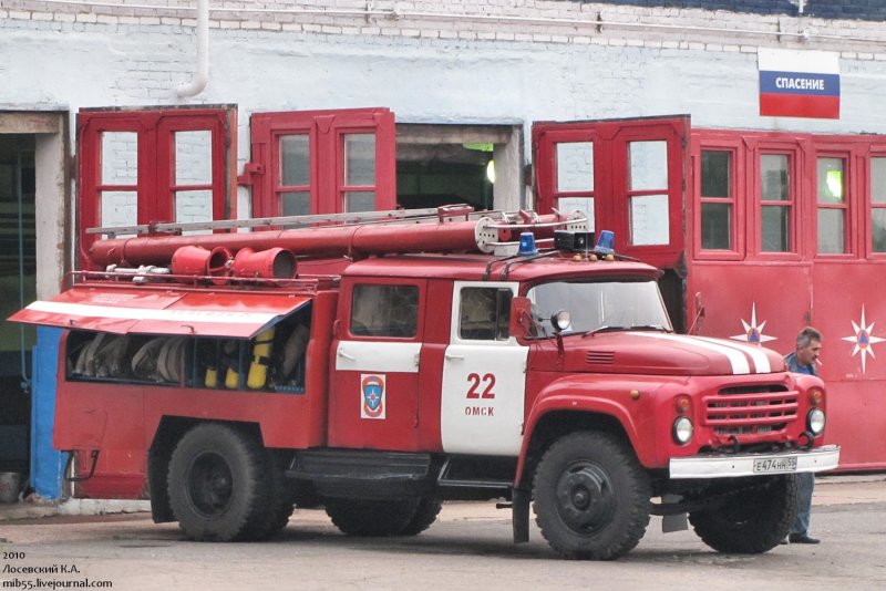 Пожарная часть 1 Омск техника